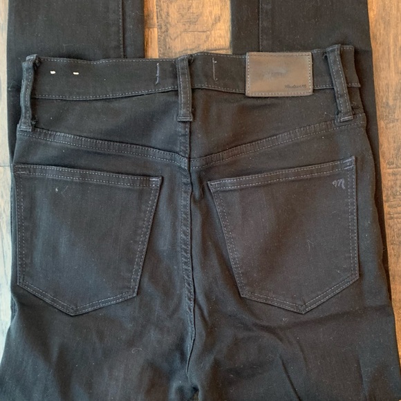 NWOT Madewell 10” Skinny High-Rise in Black Frost - Picture 11 of 11